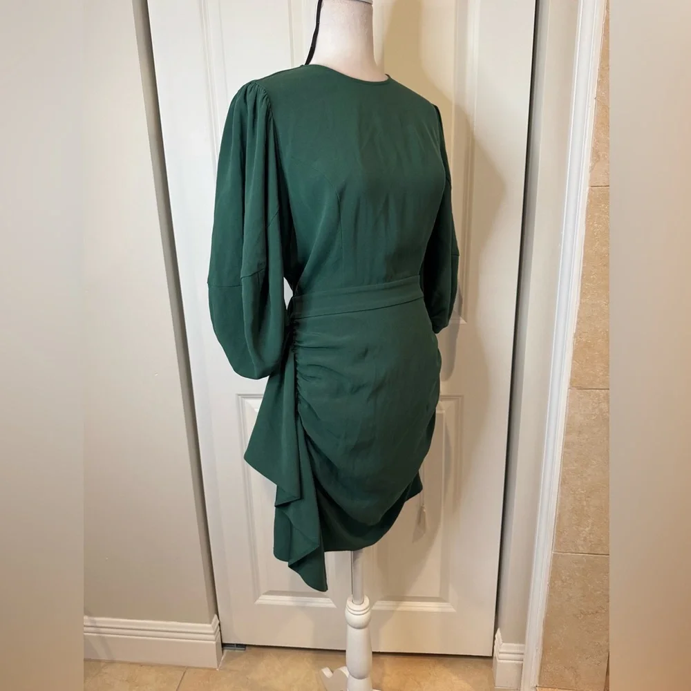 RHODE Emerald Green Mini Dress - Picture 4 of 9